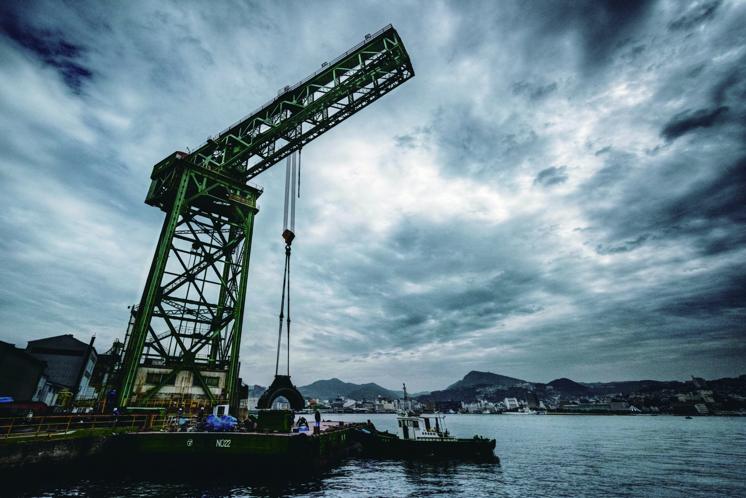 ジャイアント・カンチレバークレーン。プロレス技の名前ではありません。